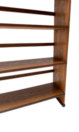 Art Deco Modernist Open Bookcase by P.E.L. Izeren for De Genneper Molen, 1920s